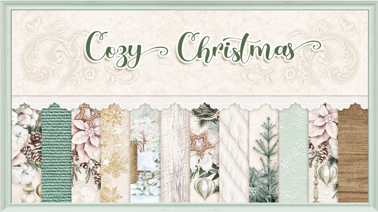 Jak wygląda papier Lemoncraft - kolekcja Cozy Christmas - papier świąteczny scrapbooking