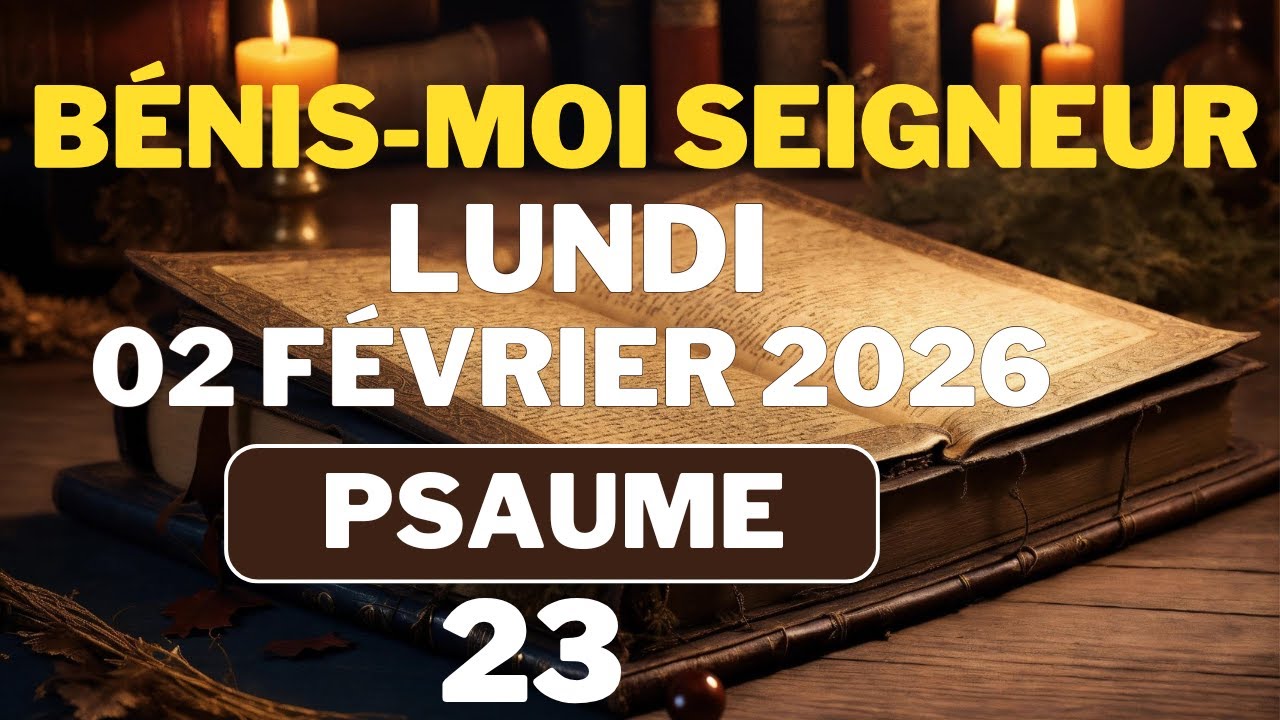 ✝️PRIÈRE du JOUR - Lundi 02 Février 2026 - Évangile et Psaume du matin - Prière de Bénédiction