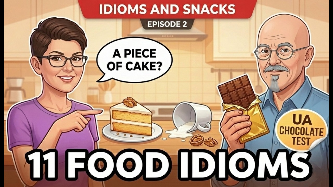 Idioms and Snaks: 11 Food Idioms & Ukrainian Chocolate Review (Episode 2)