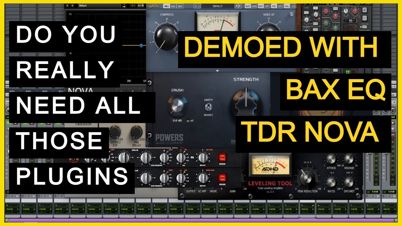 BAX EQ created with TDR NOVA | Do you really need al those plugins