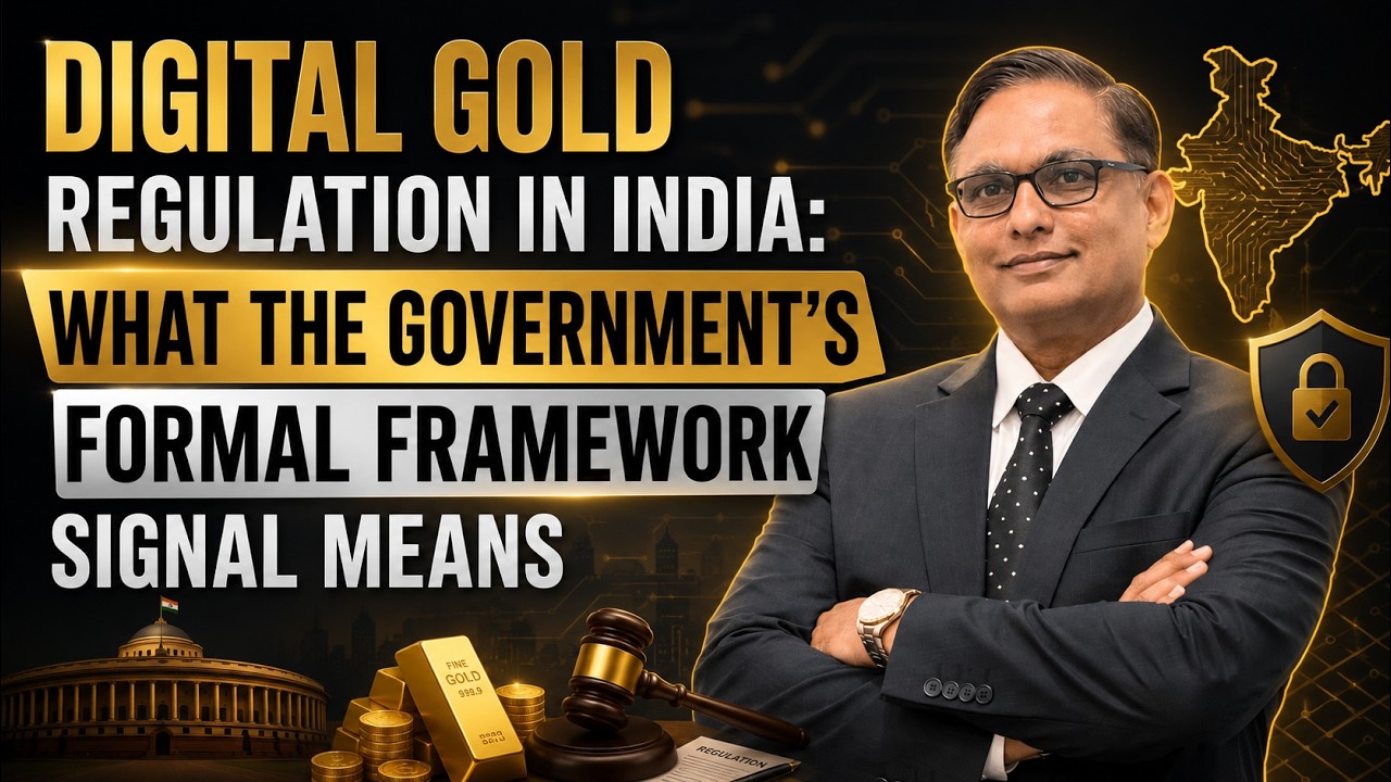 Digital Gold Regulation in India What the Government&rsquo;s Formal Framework Signal Means