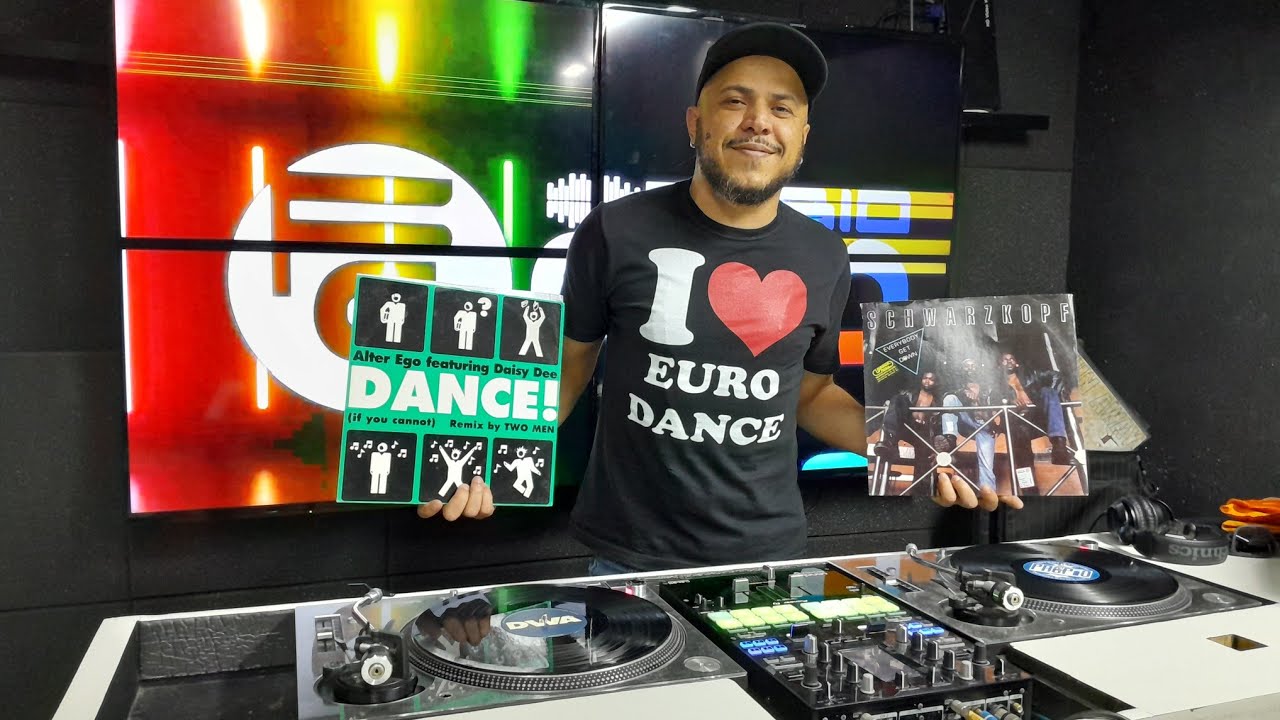 EURODANCE ANOS 90 VINIL SET - DJ FABIO SAN #djfabiosan #eurodance #anos90 