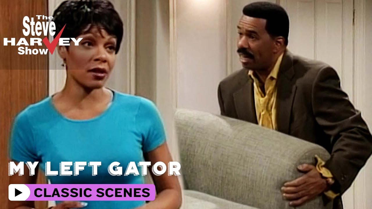 The Steve Harvey Show | Regina Drops Her Couch On Steve's Foot | Throw Back TV