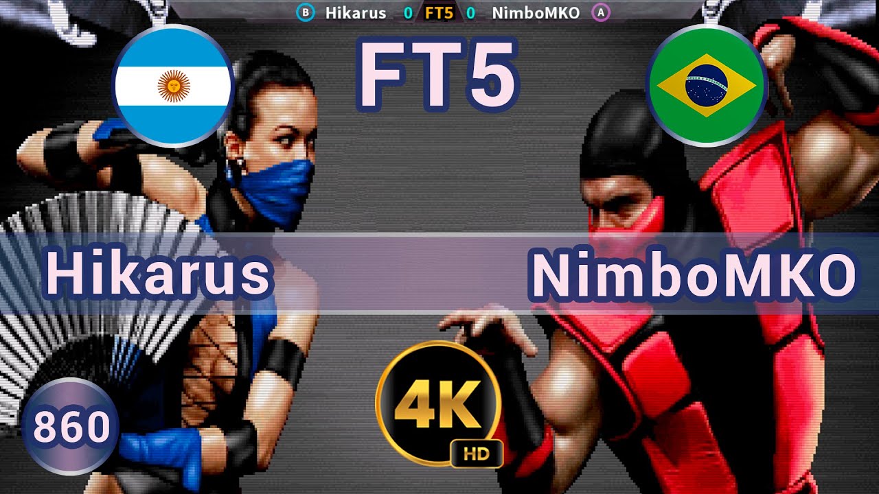 UMK3 - 🇦🇷 Hikarus vs NimboMKO 🇧🇷 FT5 / 4K 60 FPS #umk3 #ultimatemortalkombat3 #team99hits #fightcade
