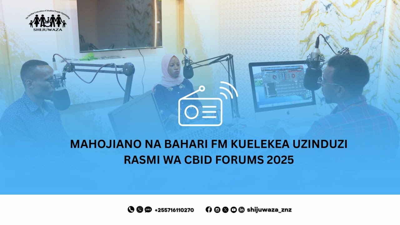 MAHOJIANO NA BAHARI FM KUHUSU UZINDUZI RASMI WA CBID FORUMS