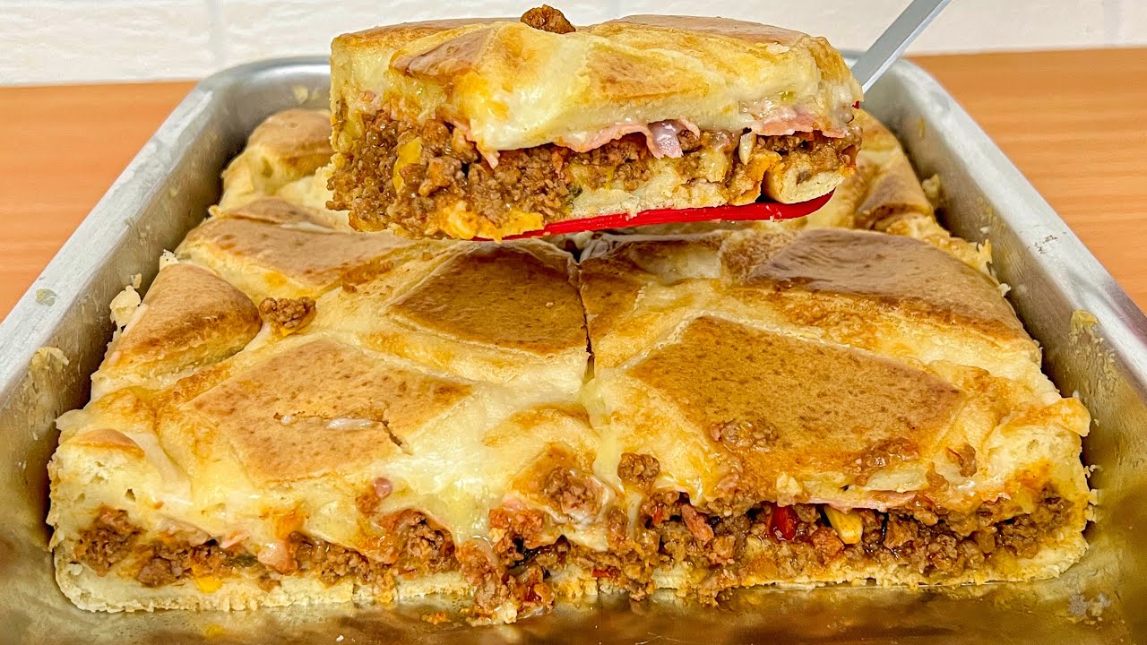 SURPREENDA TODOS COM ESSA RECEITA DE TORTA DE CARNE MOÍDA DE LIQUIDIFICADOR | Gabriel Freitas