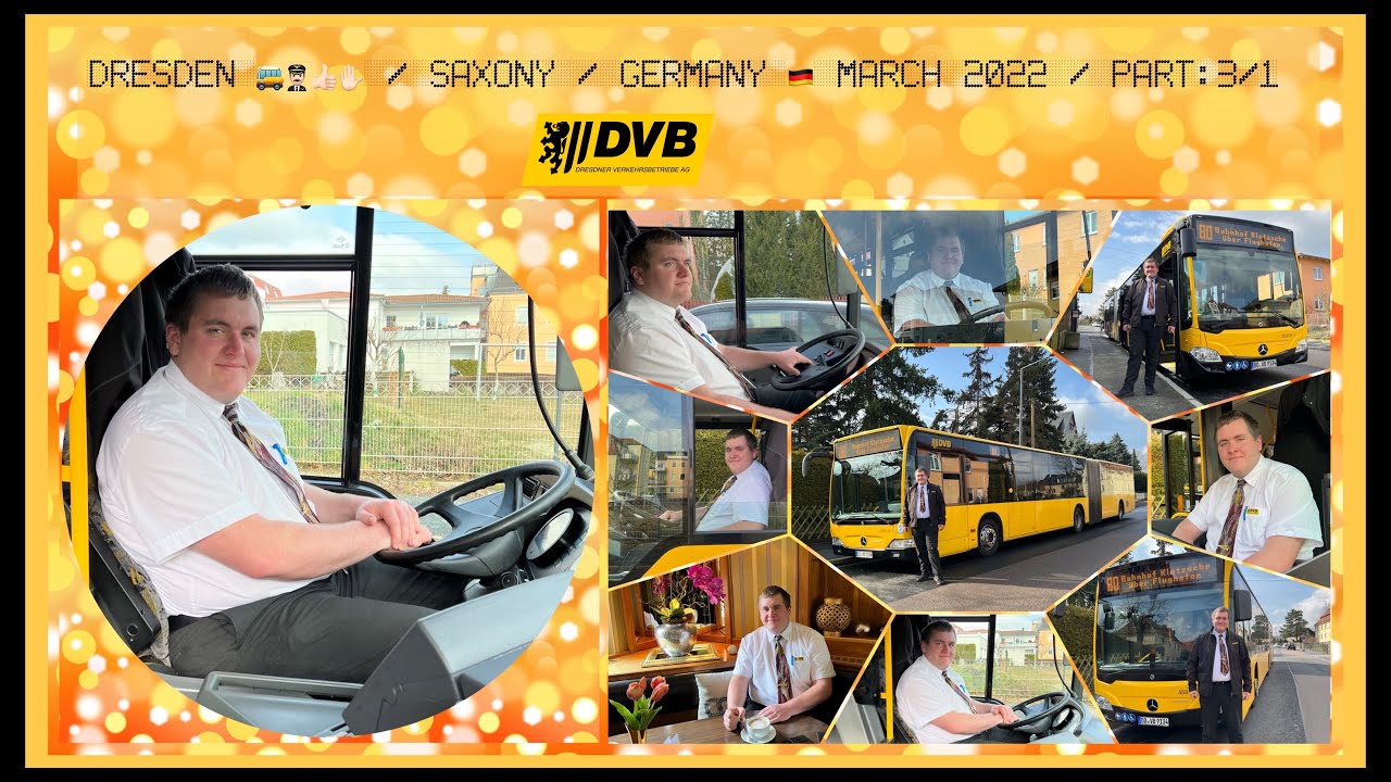 Dresden bus line 80 with the bus driver Christoph / Part:1 / Dresdner Buslinie 80 mit Christoph /T.1