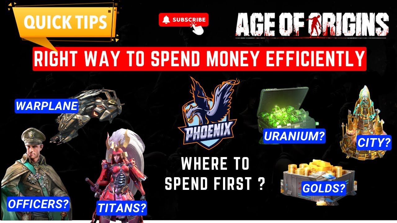 AOZ - Age of Origins – How to spend Efficiently in this Game - @PhoenixHunter1016