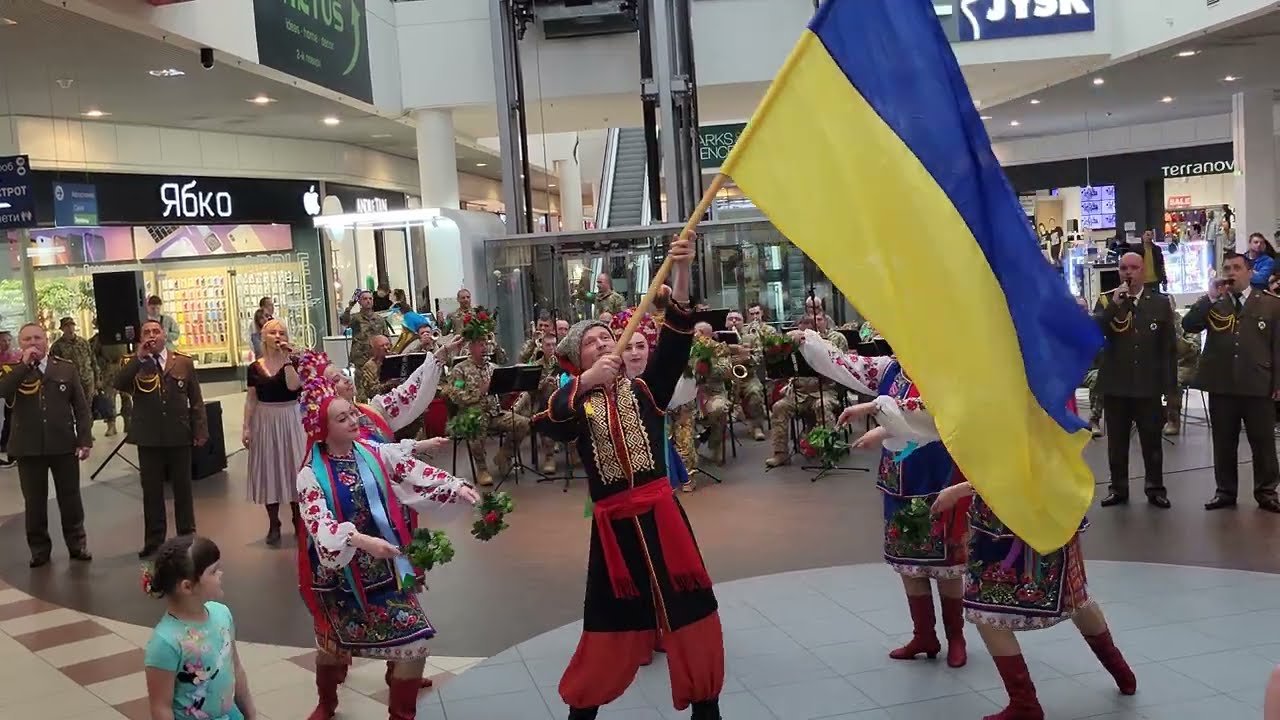 Оркестр Національної академії сухопутних військ ім. Петра Сагайдачного - Ой у лузі червона калина.