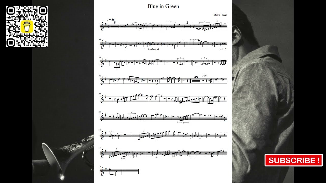 Blue In Green - Miles Davis Transcription