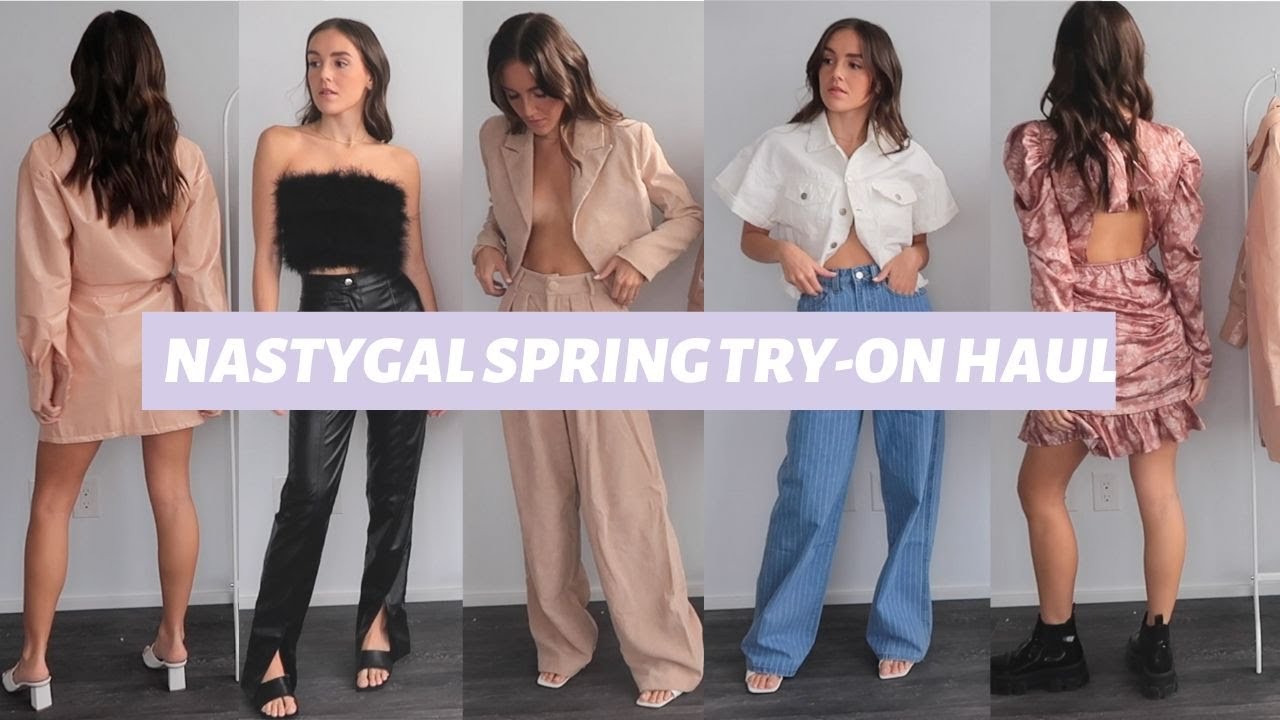 NASTYGAL SPRING TRY-ON HAUL (ft. Klarna) | Emma Rose