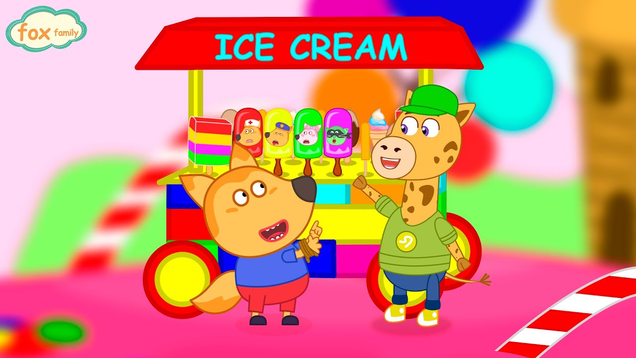 Baby Niki and Mom pretend play selling ice cream. Cute Stories video for kids