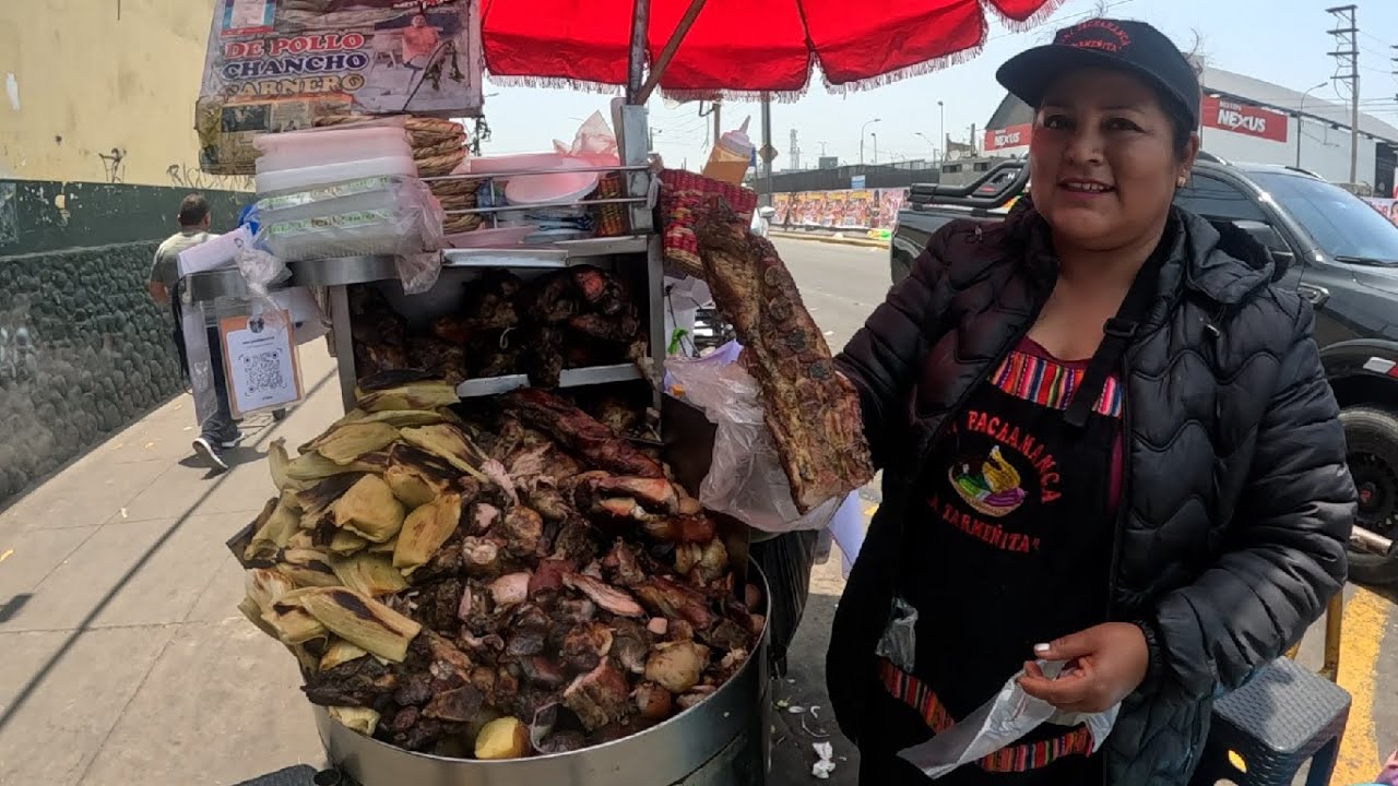 5 SOLES 🇵🇪 PACHAMANCA CALLEJERA con un horno hecho a mano 🇵🇪🔥@cocinandoconelgordito