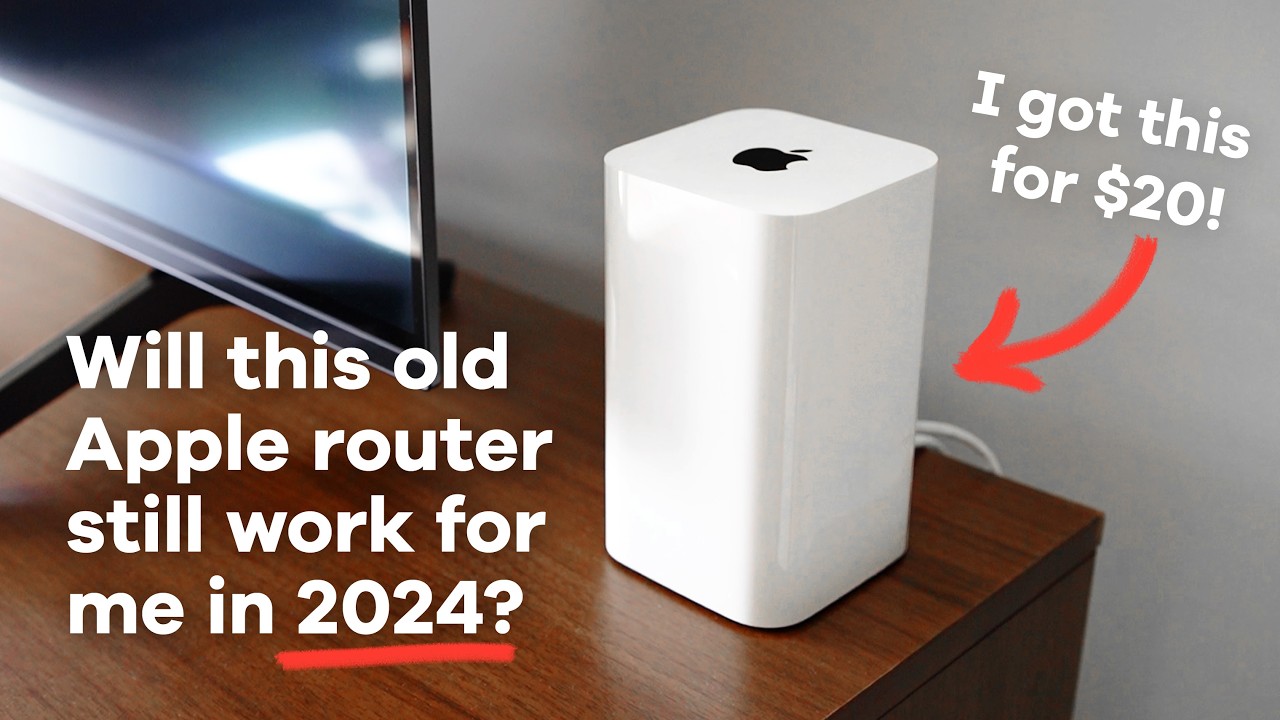 Can I use an old $20 Apple wifi router for my home in 2024?