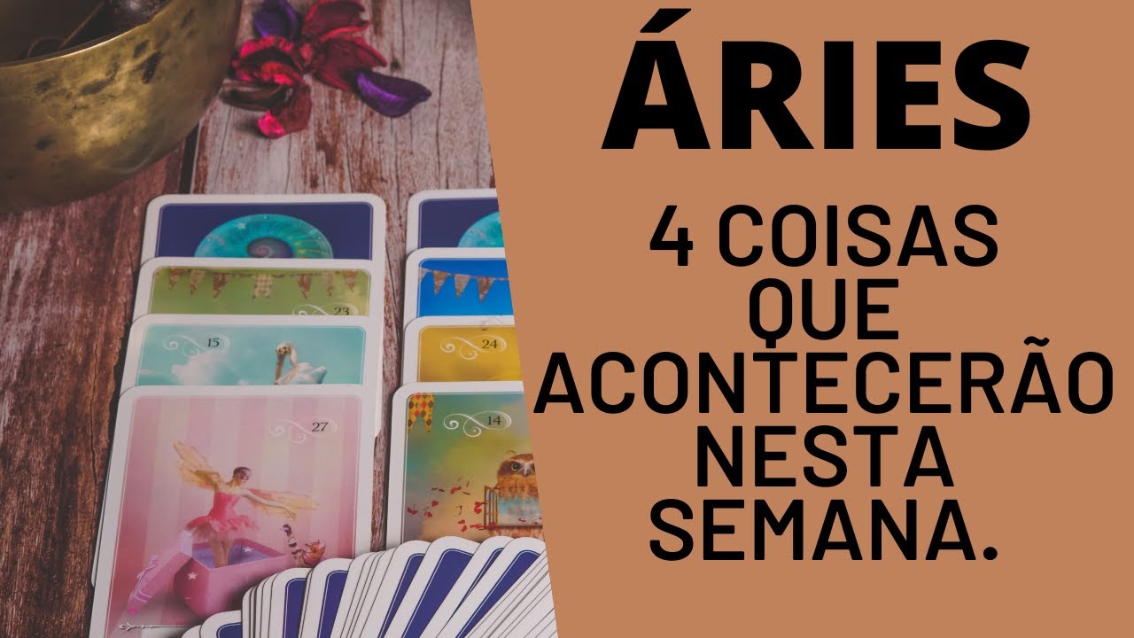 ÁRIES♈| 4 REVELAÇÕES PARA ESTA SEMANA! ( HORÓSCOPO/TAROT).
