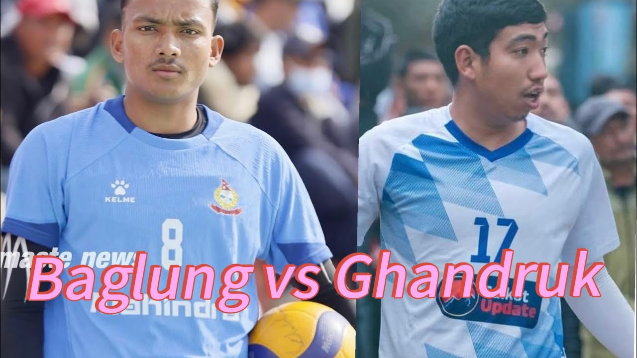 Baglung vs Ghandruk ! हंगकंगमा सरोज बर्देवा र कुश्मान थापाले जमिन थर्काउदै !Volleyball मारामार पर्दै