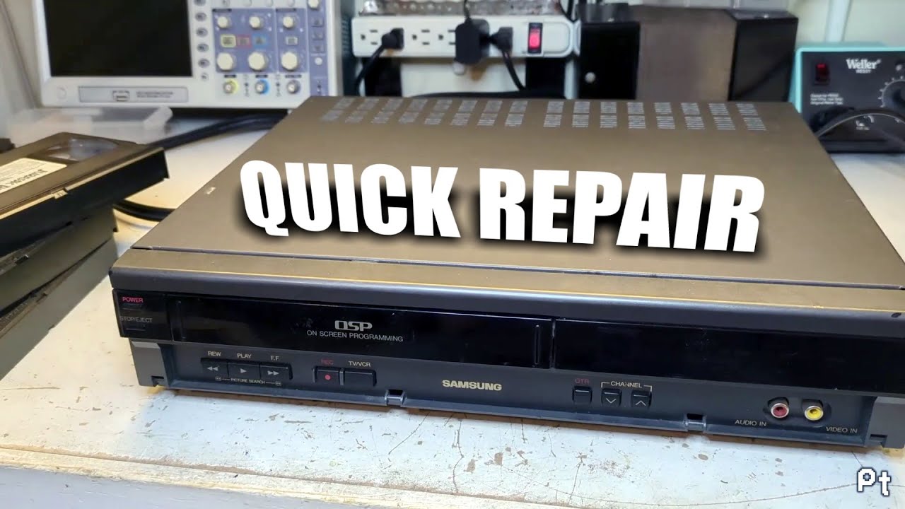 Samsung VT-1270C VCR (from 1992) power supply fix