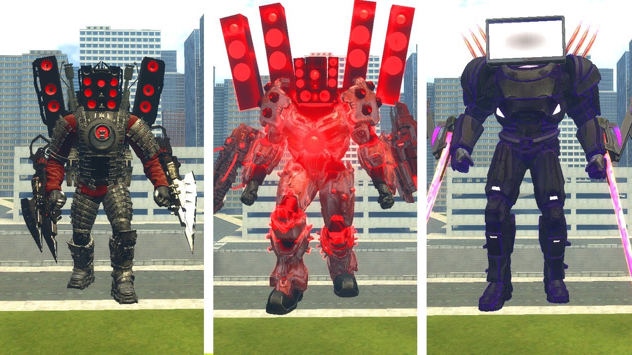 AROMRED SPEAKERMAN TITAN ,FUTURE TV MAN TITAN VS GMAN SHIELD ,ASTRO DUCHESS ,SKIBIDI In Garry's Mod!