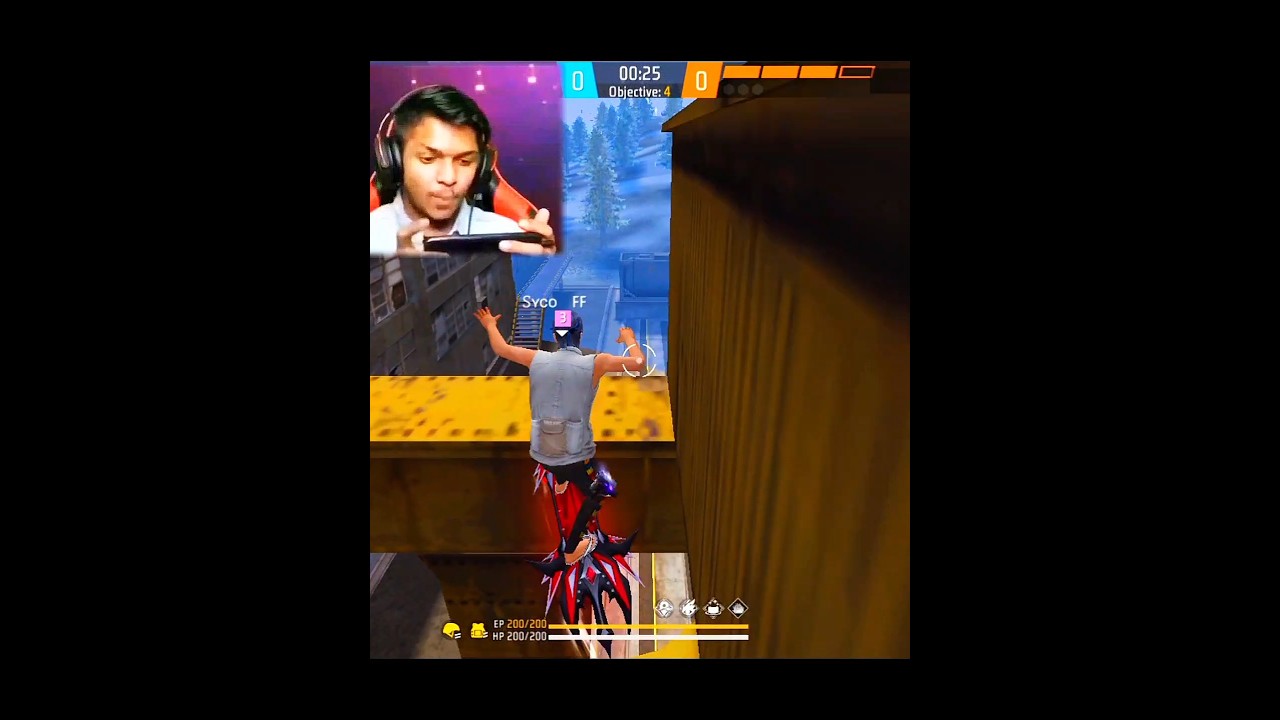 SKATEBOARD BAWAL TRICK 💀 #sycoff #freefire