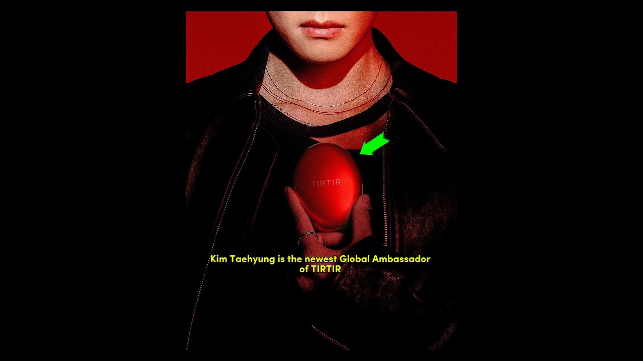 new global ambassador of TIRTIR#bts #taehyung