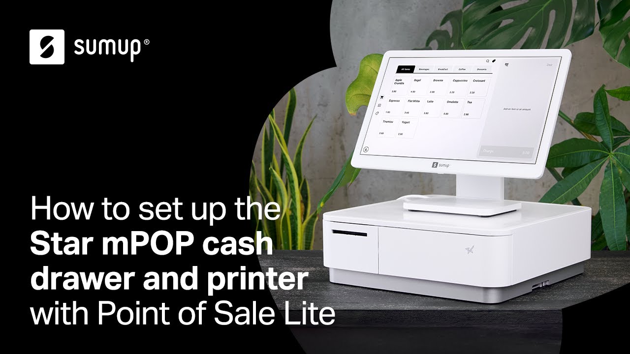 How to set up the Star mPOP cash drawer and printer with Point of Sale Lite | SumUp