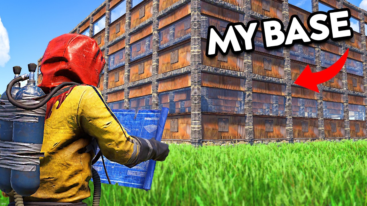 I Built a Base With No Doors In Rust...