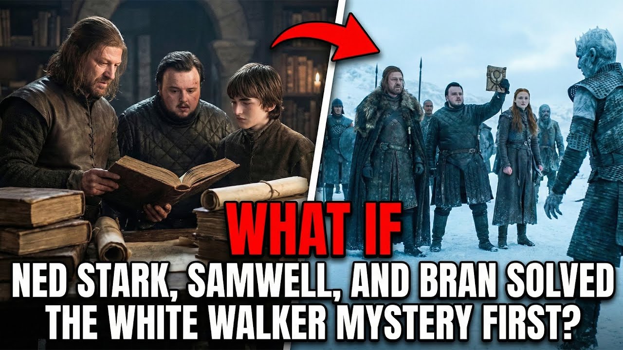 What If Ned Stark, Samwell, and Bran Solved the White Walker Mystery First?