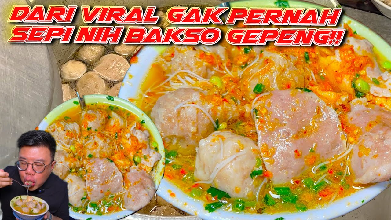 BAKSO GEPENG PALING SUKSES DI GADING SERPONG.. DULU GEROBAK SEKARANG DI RUKO!!