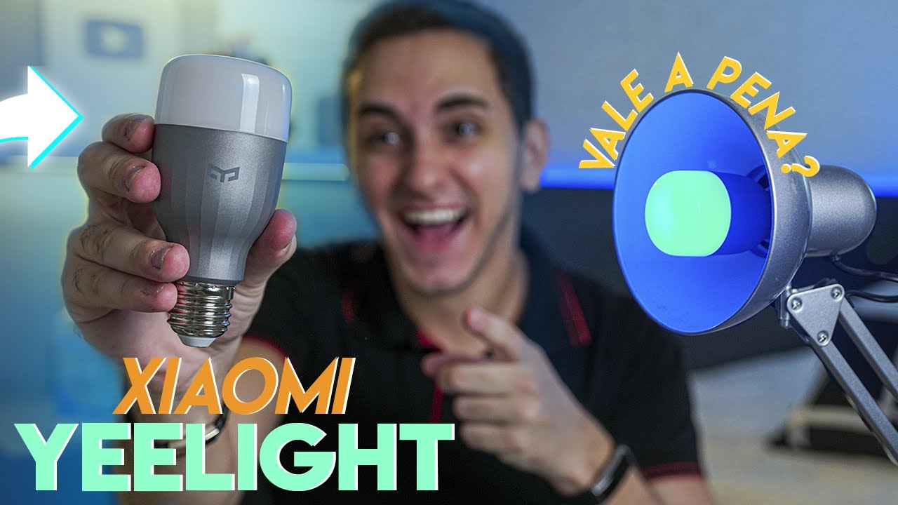 Xiaomi Yeelight | A MELHOR lâmpada INTELIGENTE COLORIDA barata!? É BOA mesmo? 🤔