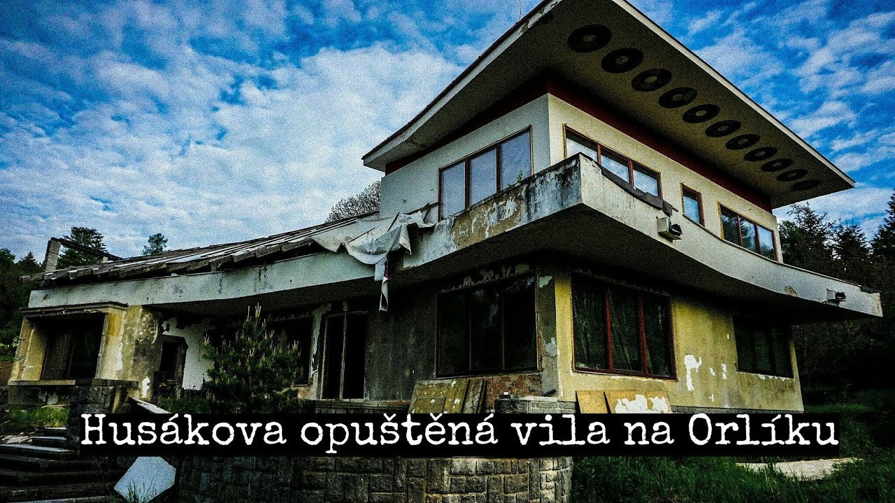 urbex - Husákova opuštěná vila na Orlíku!