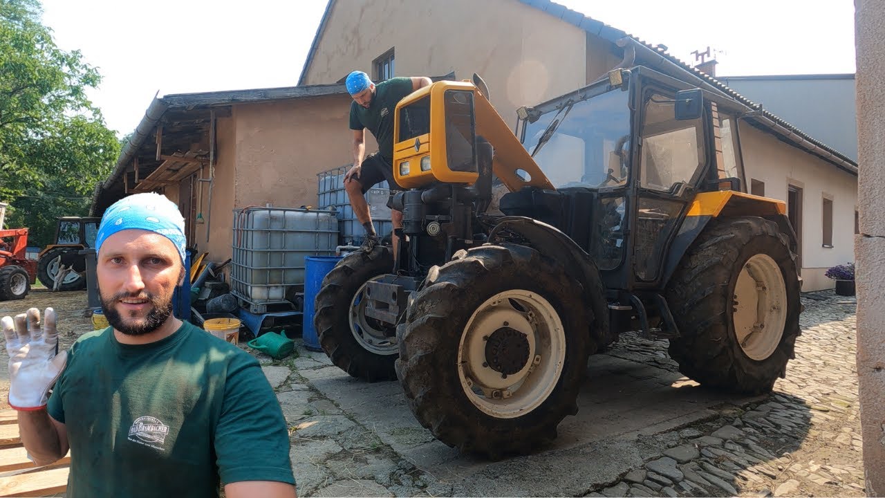Finał wymiany sprzęgła w Renault70-34