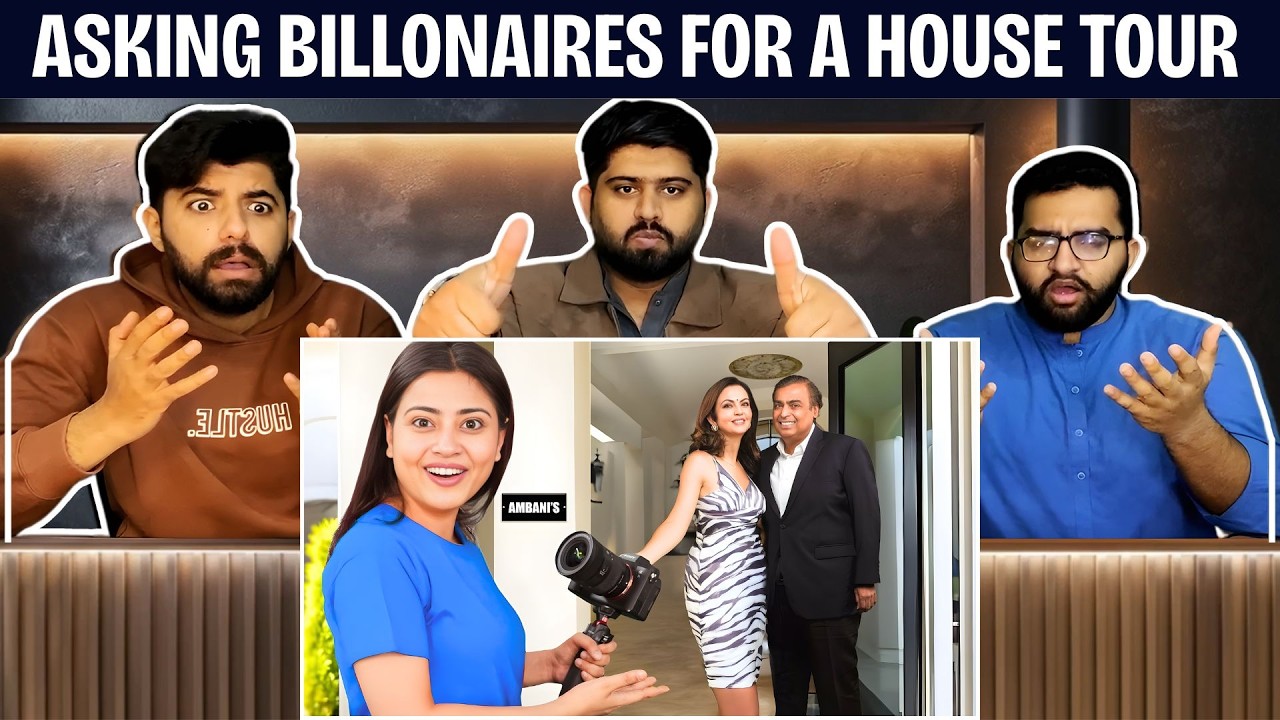 Reaction On Asking Billionaires for a House Tour | अमीरी | Pakistani Reaction 🔥