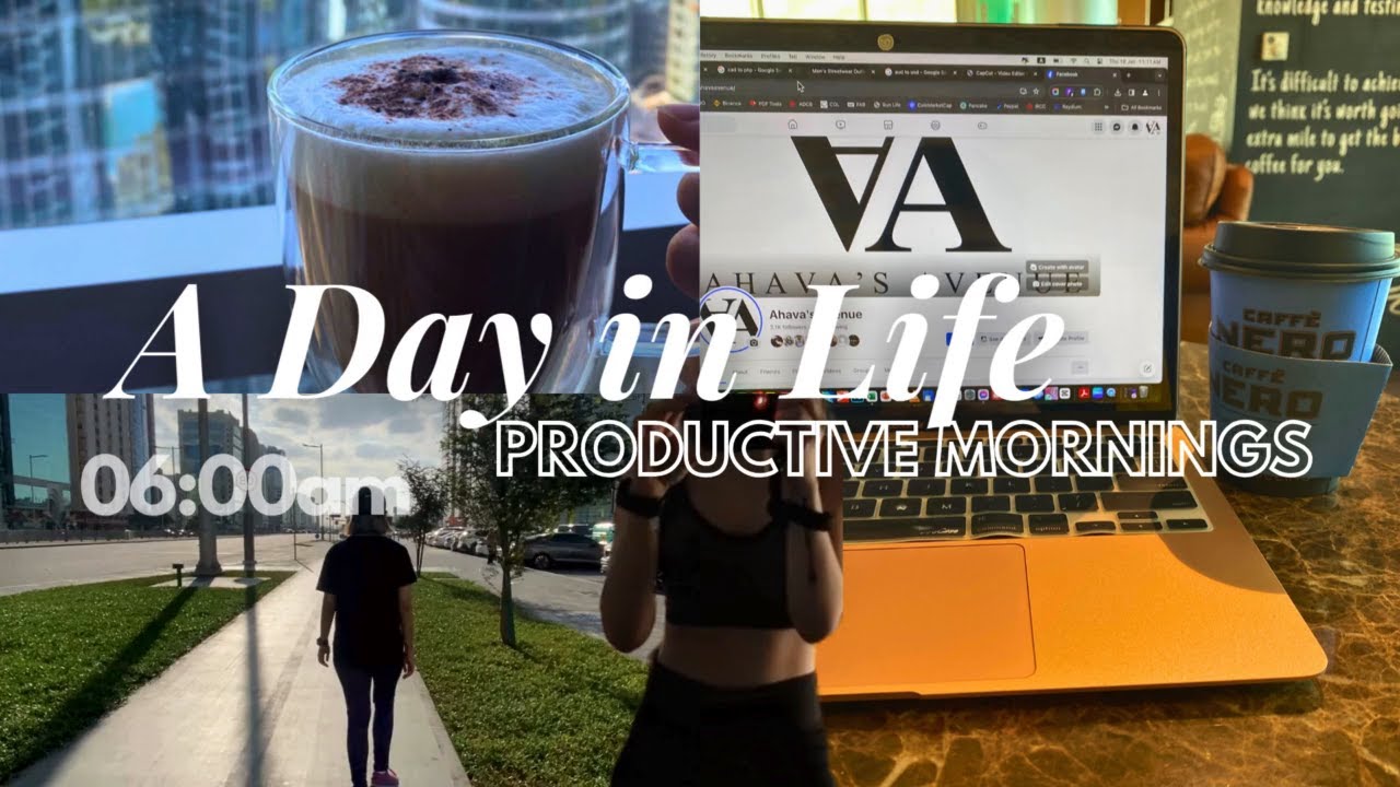 A Productive Morning! [Starting at 0600am, Workout Routine, Daily Silent Vlog]