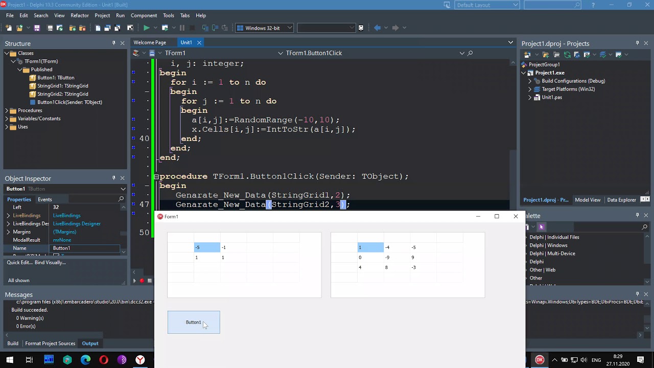 Embarcadero Rad Studio Delphi. Процедуры и функции