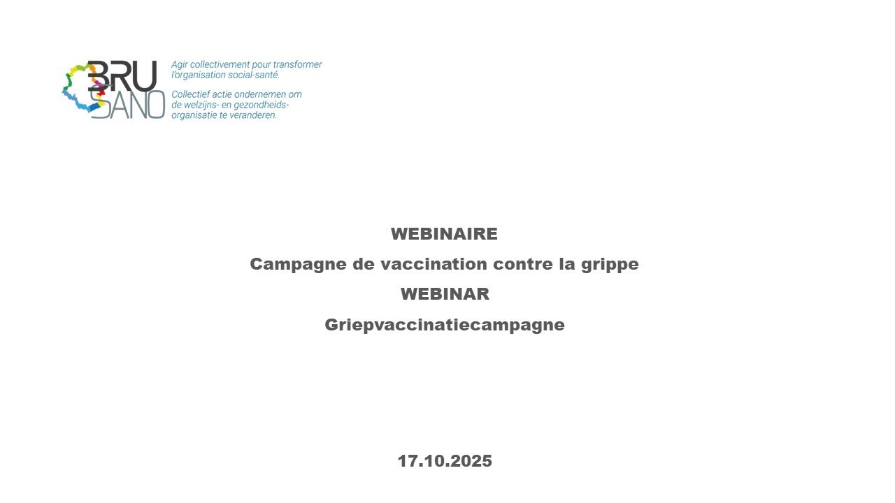 Webinaire : campagne de vaccination contre la grippe