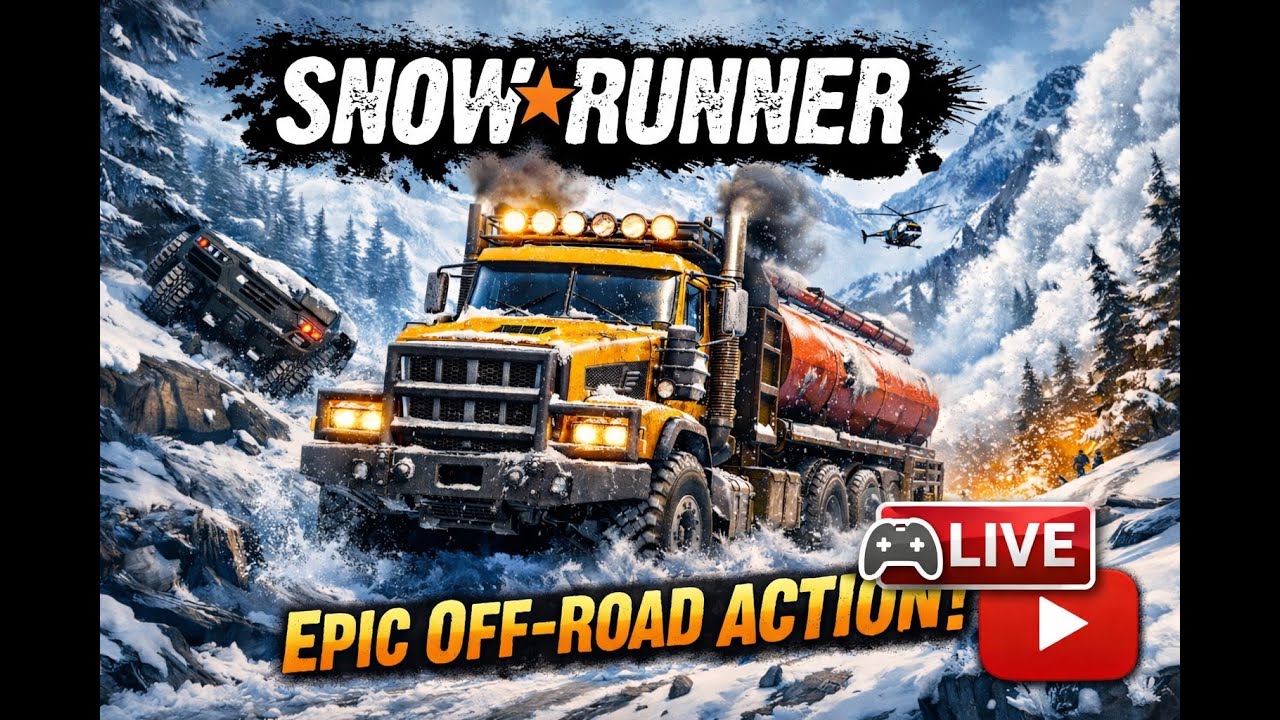 🔴 LIVE | SnowRunner – Zurdaniya Valley Global Food Fixing Up Task 🚛🌍 | Extreme Off-Road Gameplay