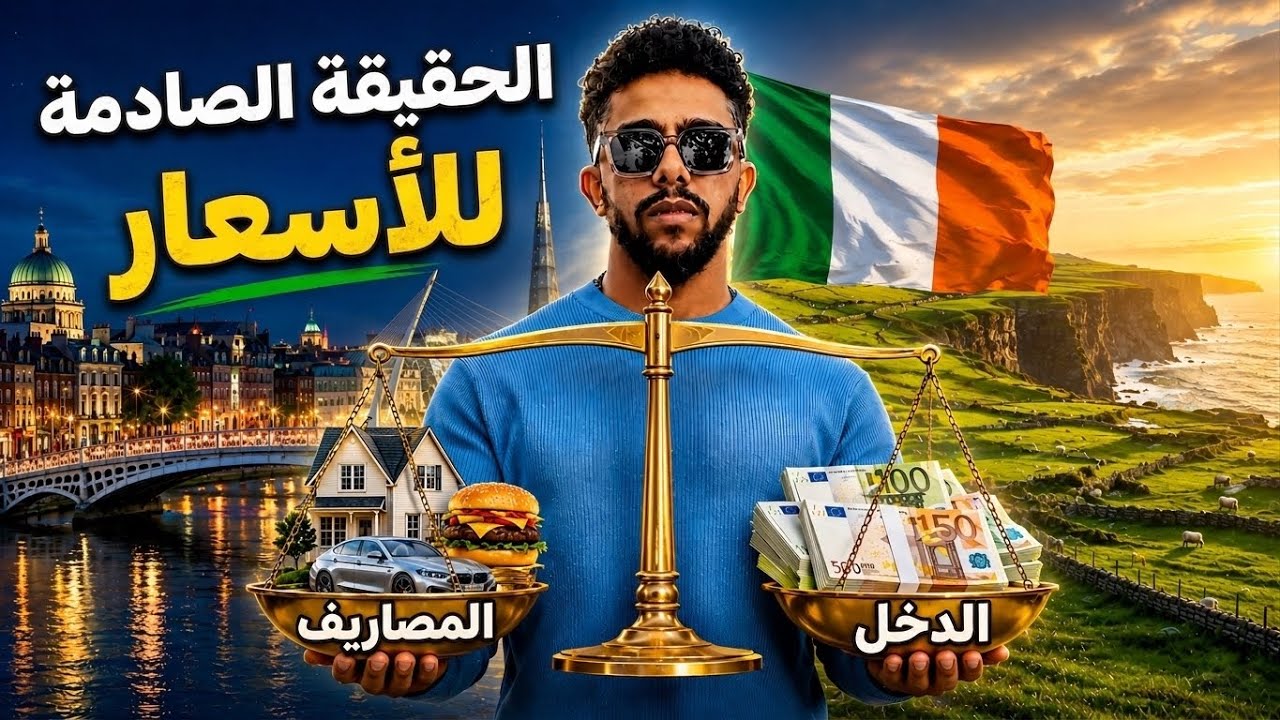 تكلفة المعيشة في إيرلندا 🇮🇪