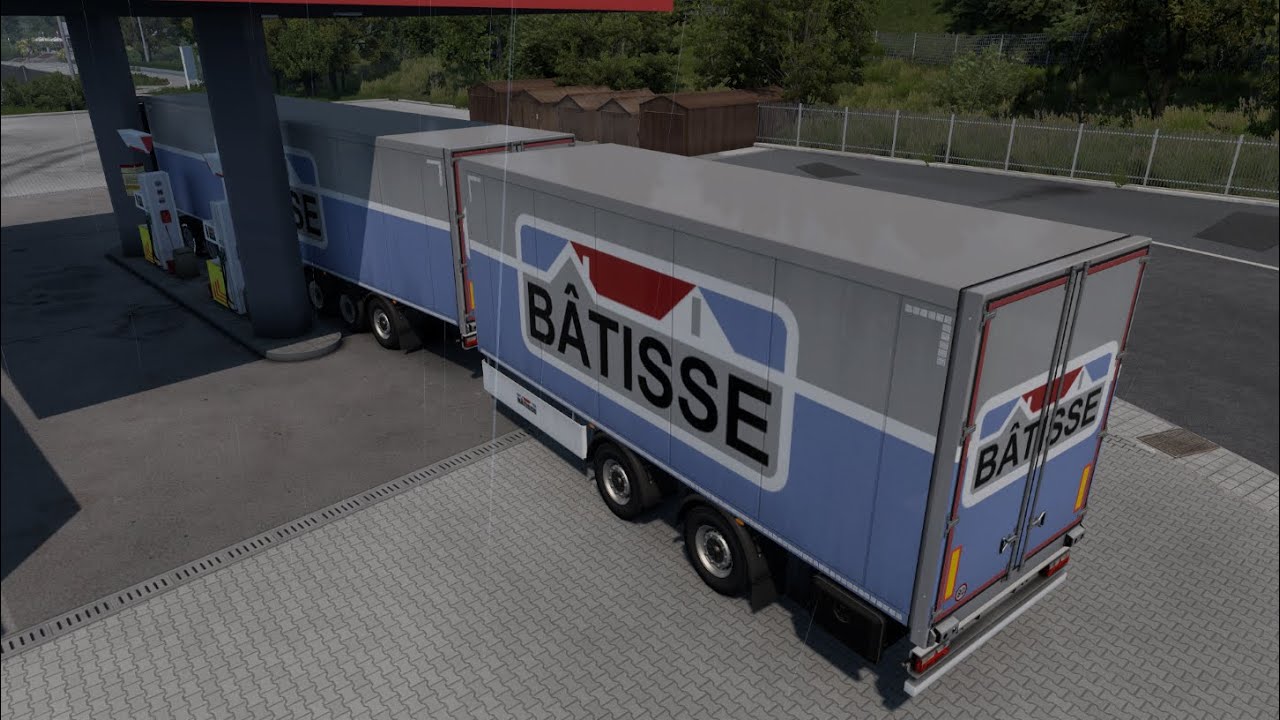 Big 2 Trailer Transporting Coconut Milk Euro Truck Simulator 2