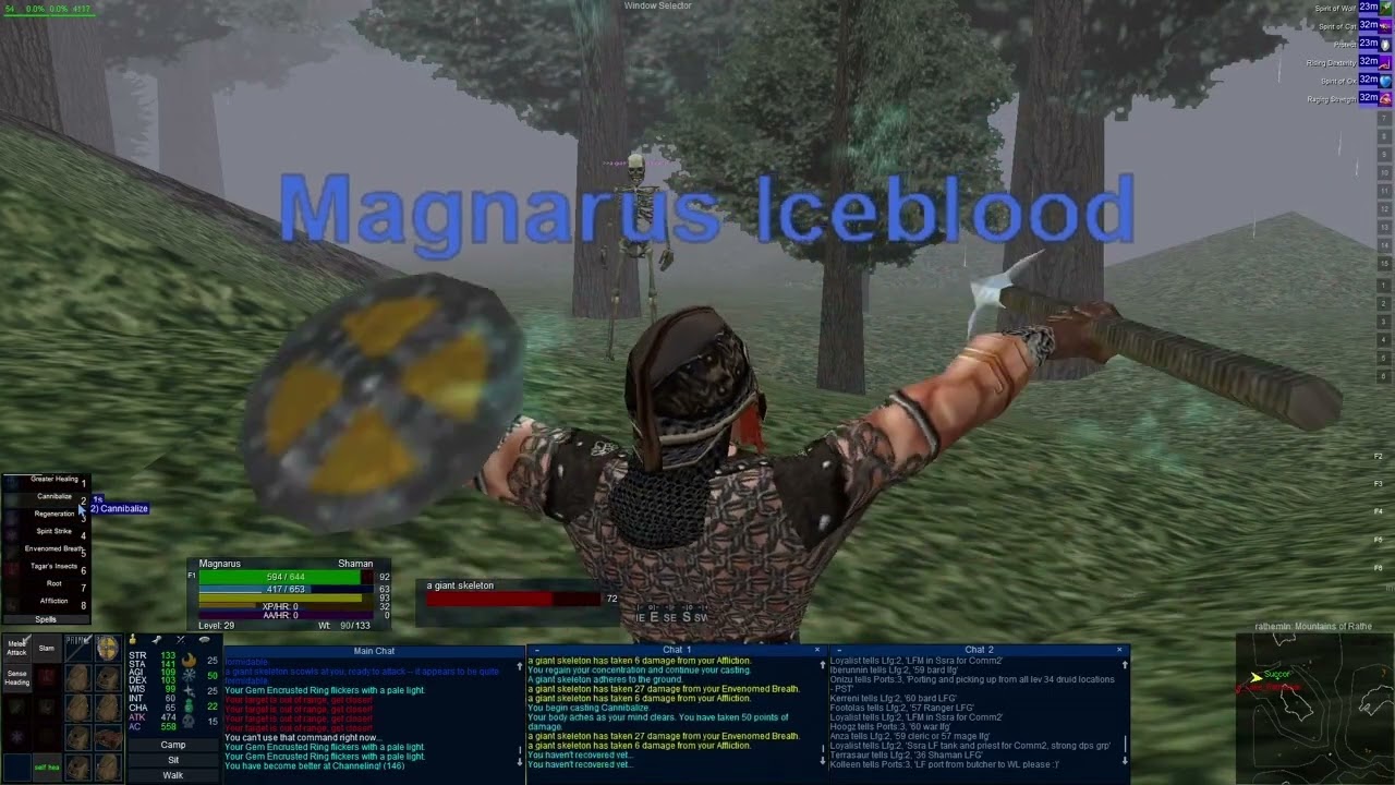 level 29 - South Karana and some Rathe Mountains