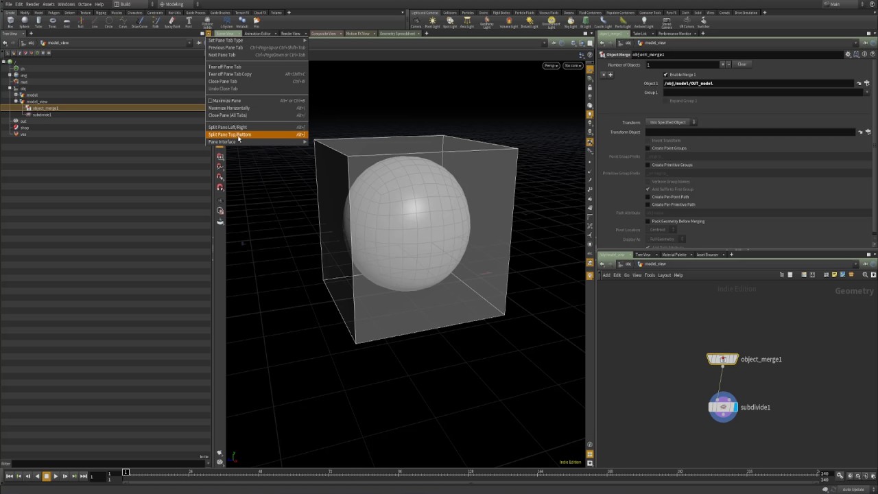 How to setup Houdini for subdivision surface modeling