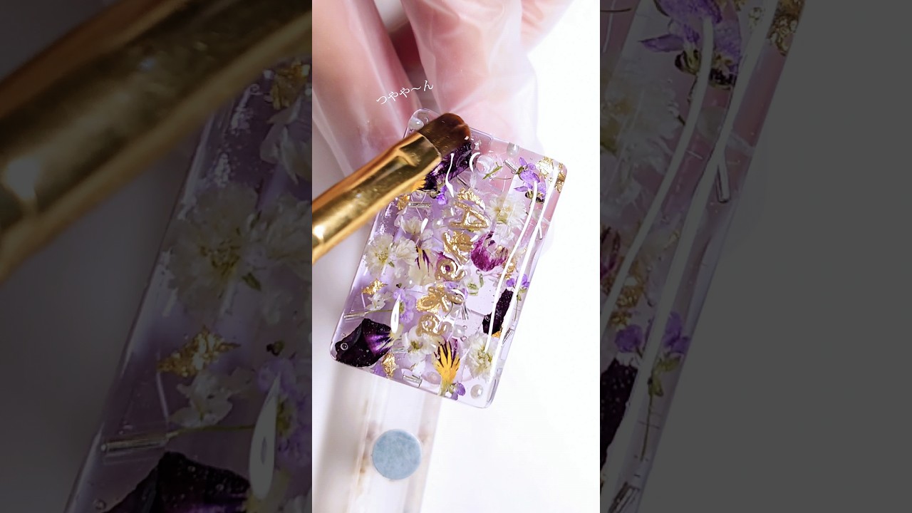 【GreenOcean】福袋2024お花たっぷりなネームキーホルダー作成🌼🌼🌼フル動画配信中  #ハンドメイド #レジン