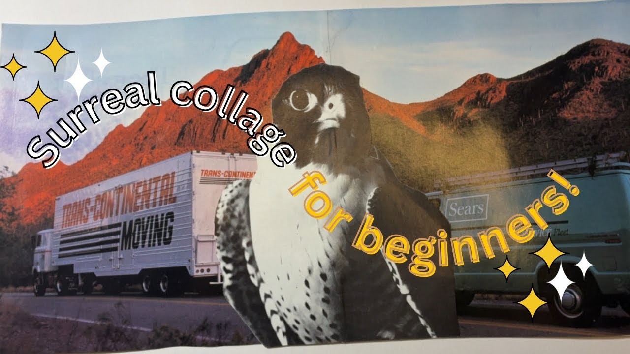 Making a Surreal Collage | Thrifted Magazines Beginner Friendly