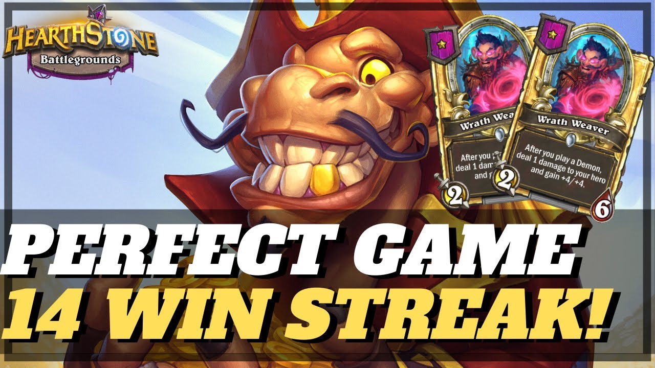 DOUBLE GOLDEN WRATH WEAVER PERFECT GAME! | Hearthstone Battlegrounds