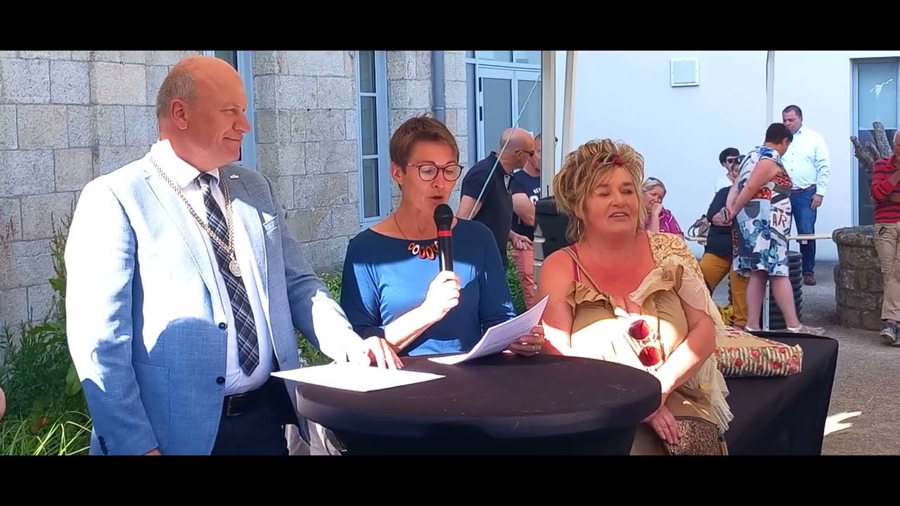 Jumelage Penmarc'h Schierling Mai 2023 Pot d'  Accueil  en Mairie