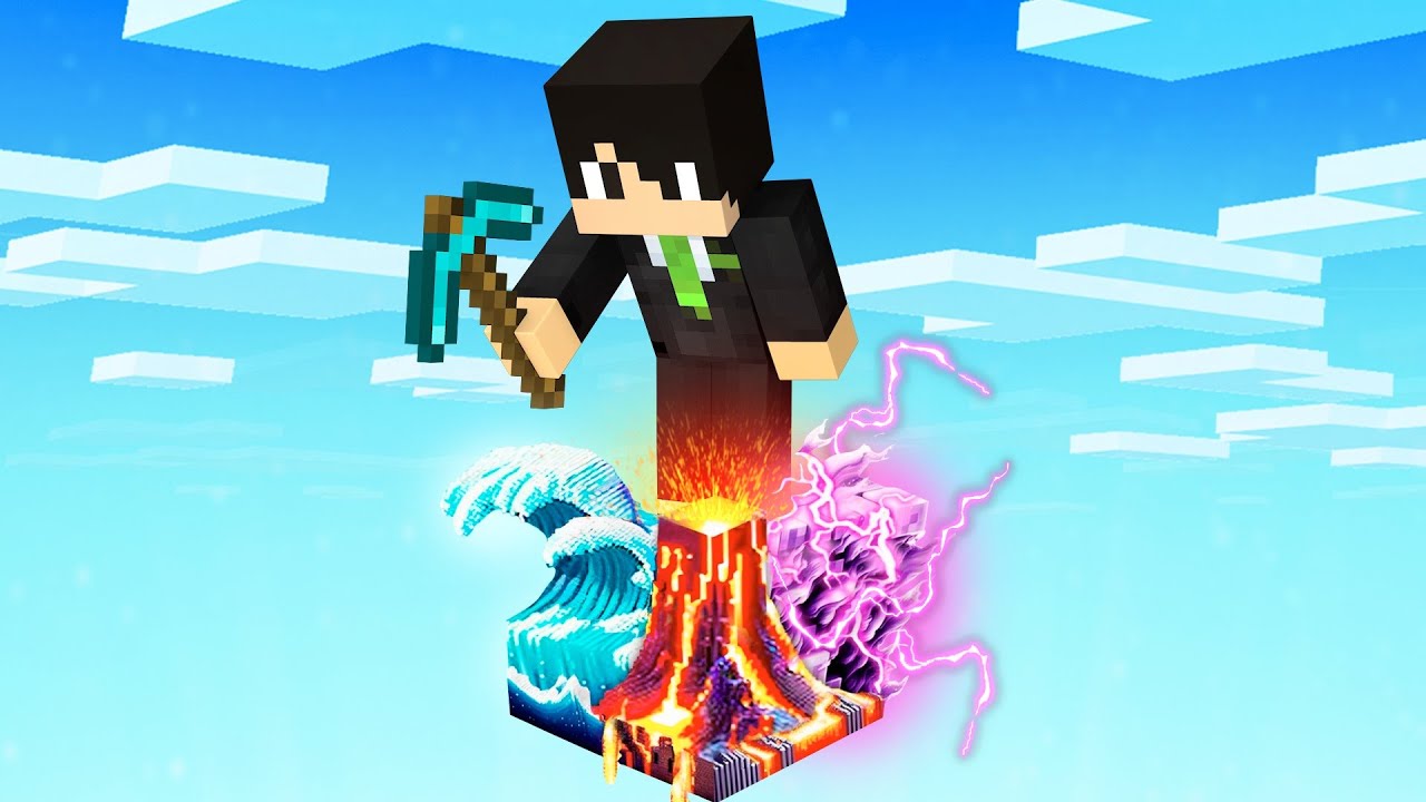 Minecraft Dar 1 Block Dezastru..