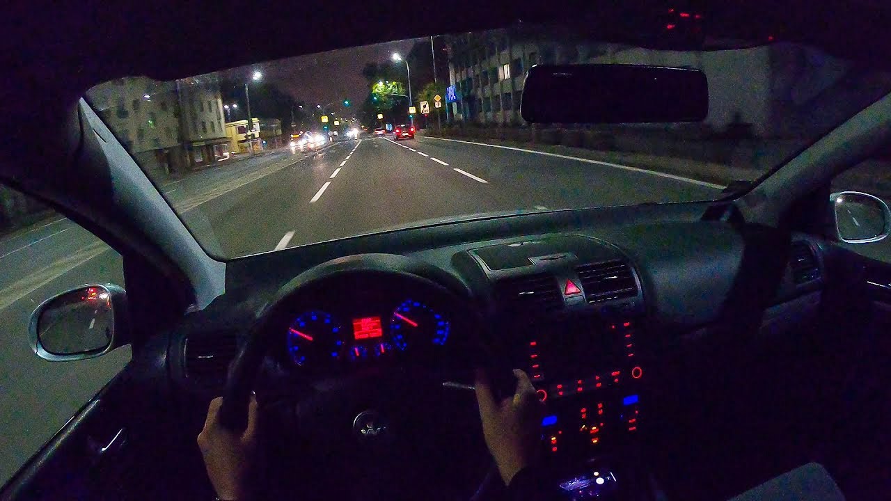 Volkswagen Golf 5 1.4 - 4K POV Night Test Drive