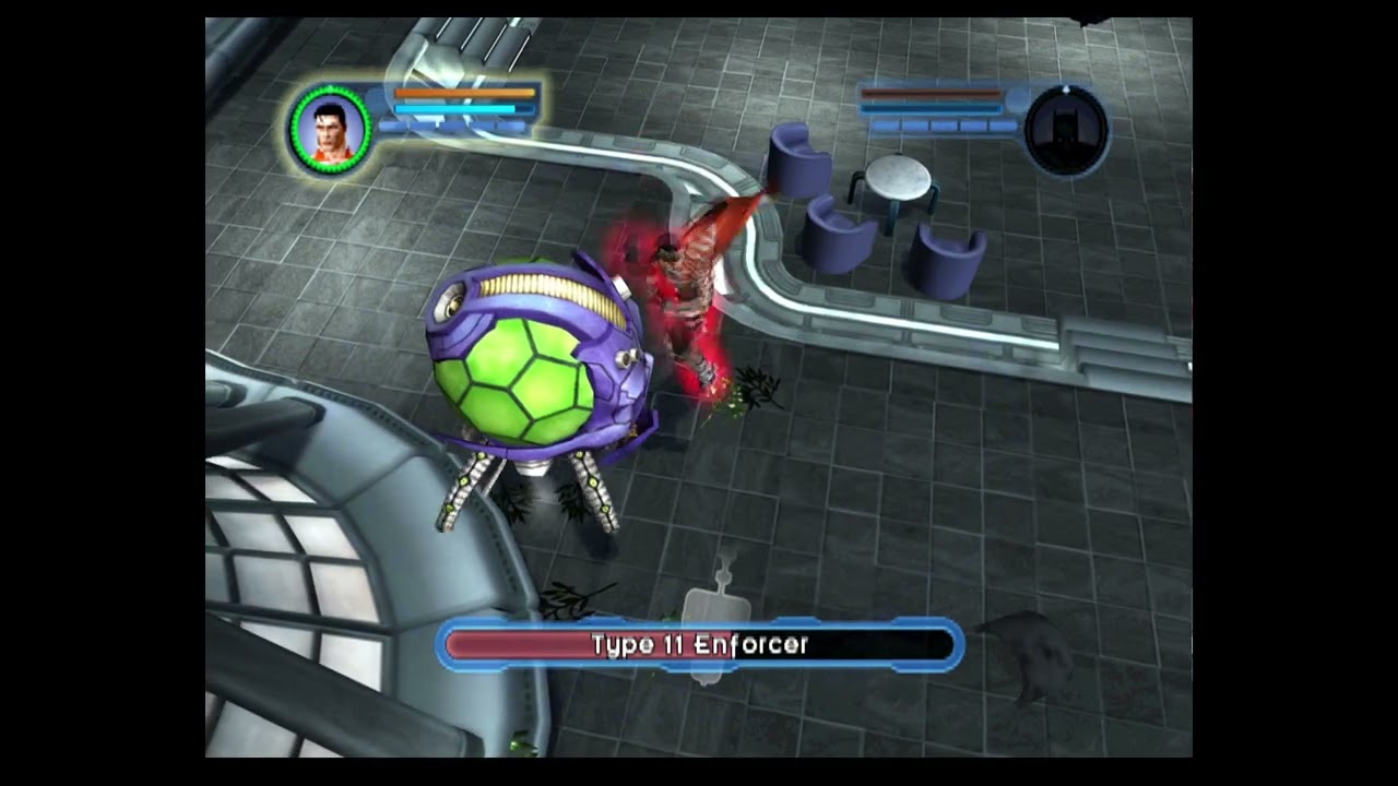 Justice League Heroes (2006) [PS2] [Superhero] - Type 11 Enforcer