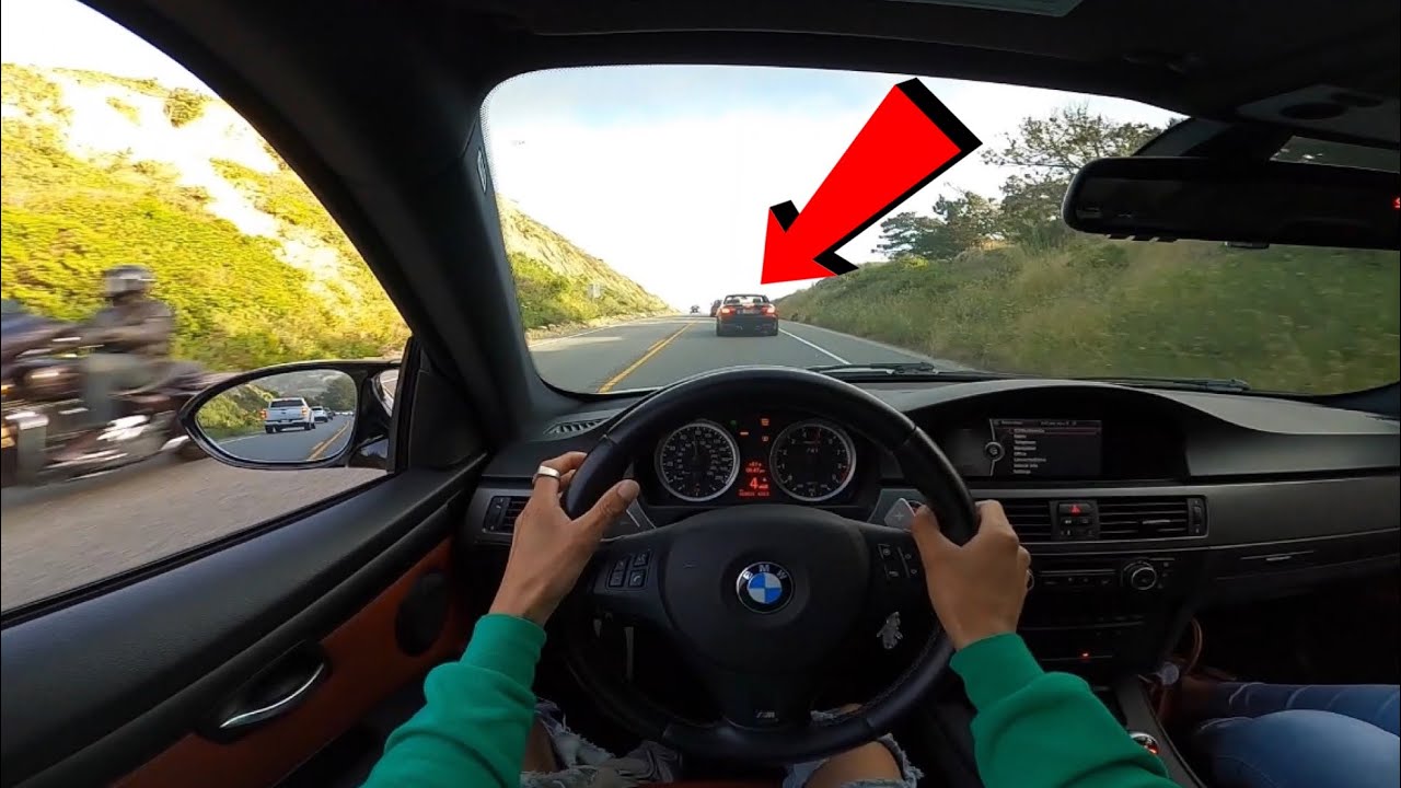 BMW E92 M3 - POV DRIVE CANYON RUN!!! (Loud exhaust) #bmw #m3