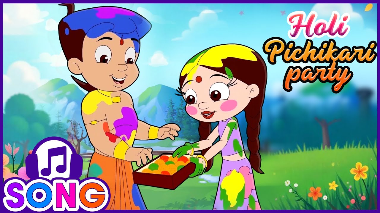 Chhota Bheem - Holi Pichkari Party | Holi Songs for Kids 2025 | Cartoons for Kids