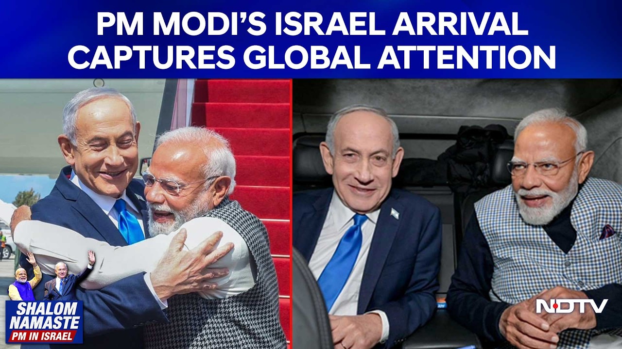 PM Modi-Netanyahu Warmth On Full Display As Israeli PM Breaks Protocol For Grand Welcome
